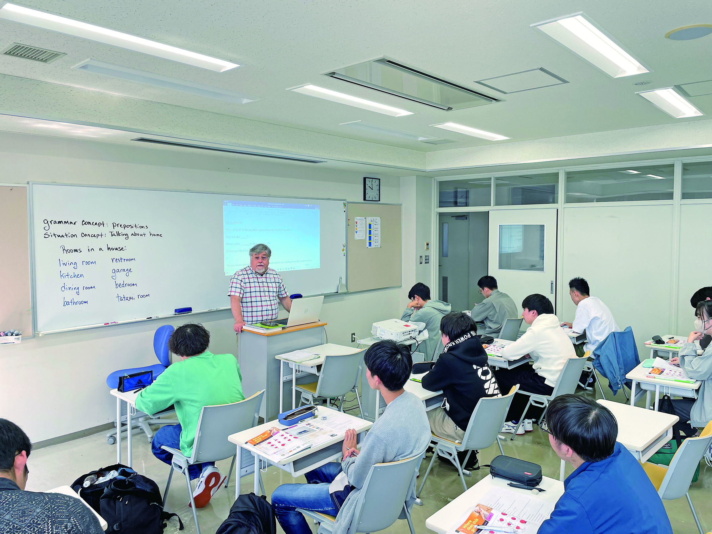 英語の授業風景